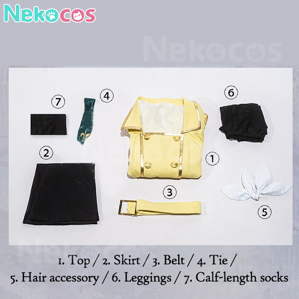 【Nekocos】Anime Code Geass Cosplay Lelouch Lamperouge&CC School Uniform Cosplay Costume | In Stock