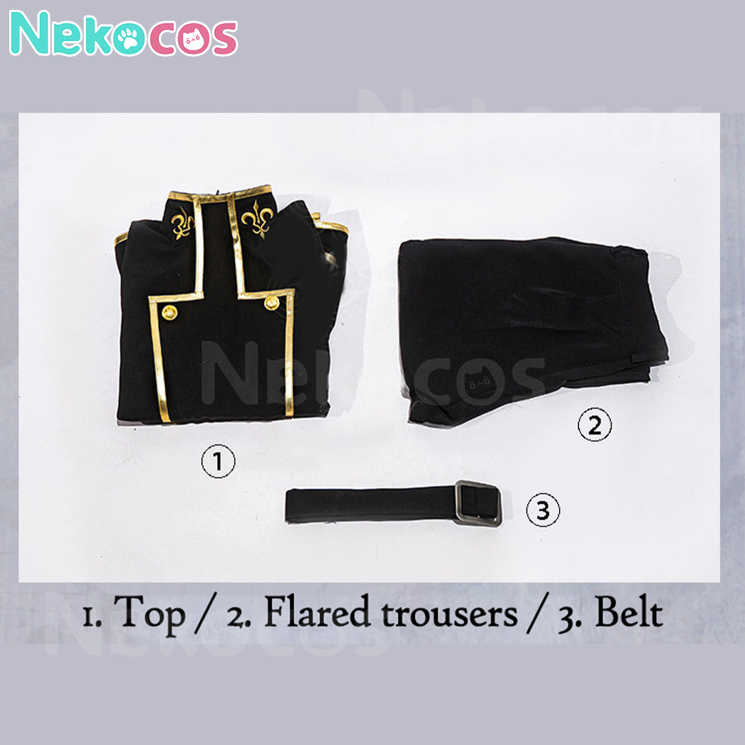 【Nekocos】Anime Code Geass Cosplay Lelouch Lamperouge&CC School Uniform Cosplay Costume | In Stock