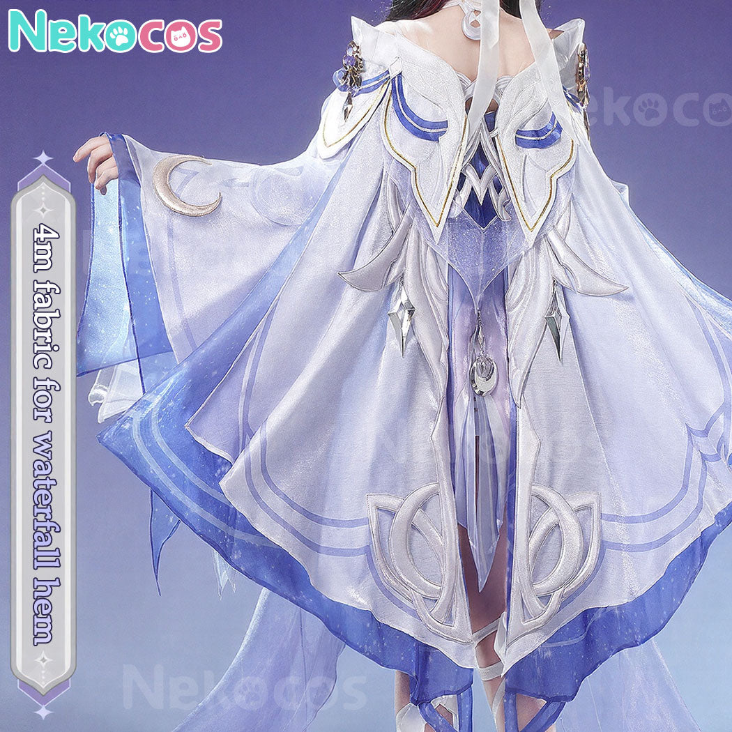 【Nekocos】Game Genshin Impact Cosplay Columbina Hyposelenia Cosplay Costume Premium Edition | Custom-Tailor