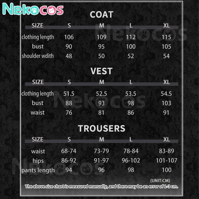【Nekocos】Game Identity V Cosplay Composer Phantom Sail Cosplay Costume Premium Edition | Custom-Tailor