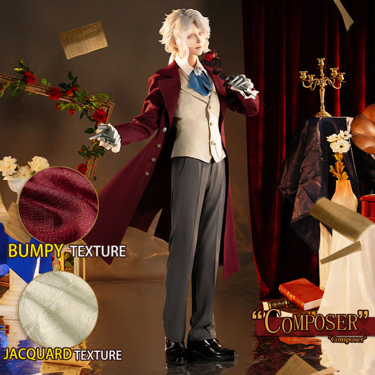 【Nekocos】Game Identity V Cosplay Composer Frederick Kreiburg Cosplay Costume Premium Edition | Pre-Sale