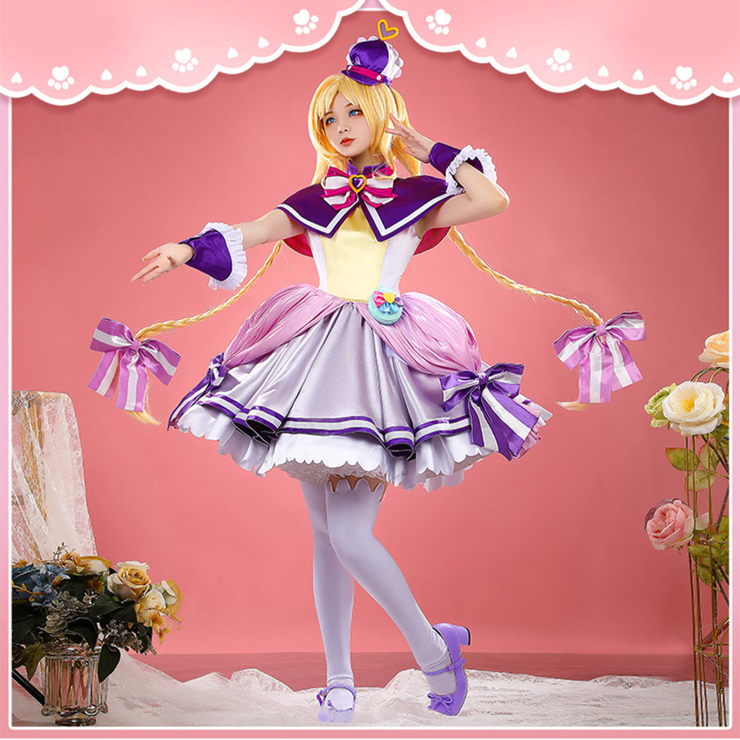 【Nekocos】Anime Pretty Cure Wonderful Cosplay Cure Friendy Cosplay Costume Premium Edition | Custom-Tailor