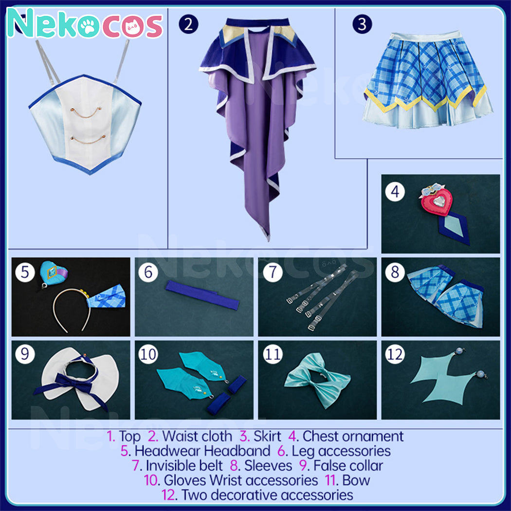 【Nekocos】Anime Pretty Cure Wonderful Cosplay Cure Wink Cosplay Costume Premium Edition | Custom-Tailor