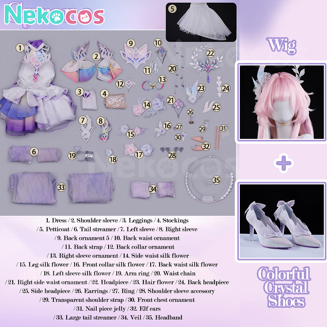 【Nekocos】Game Honkai: Star Rail Cosplay Cyrene Cosplay Costume Premium Edition | Custom-Tailor