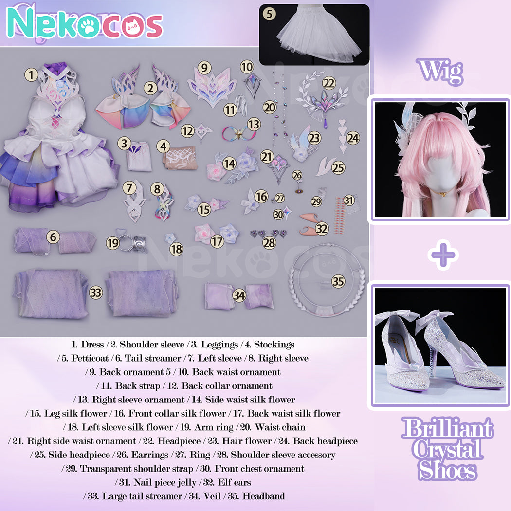 【Nekocos】Game Honkai: Star Rail Cosplay Cyrene Cosplay Costume Premium Edition | Custom-Tailor