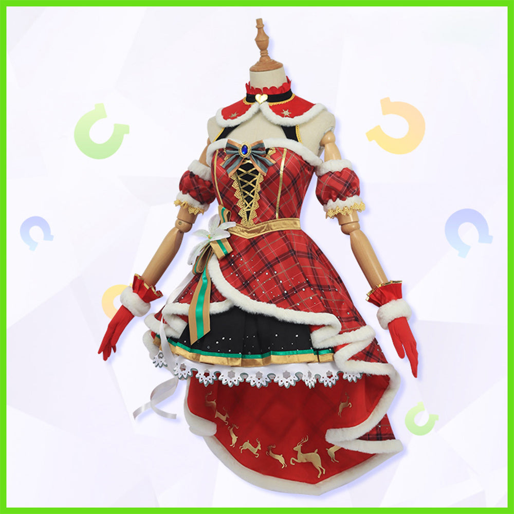 【Nekocos】Game Uma Musume Pretty Derby Cosplay Daiwa Scarlet Christmas  Cosplay Costume | Custom-Tailor