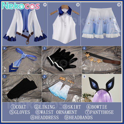 【Nekocos】Game Uma Musume Pretty Derby Cosplay Daring Tact Cosplay Costume | Pre-Sale