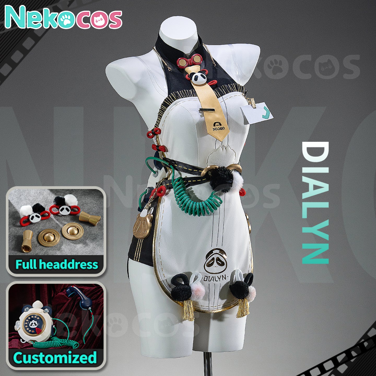 【Nekocos】Game Zenless Zone Zero Cosplay Dialyn Cosplay Costume Premium Edition | Custom-Tailor