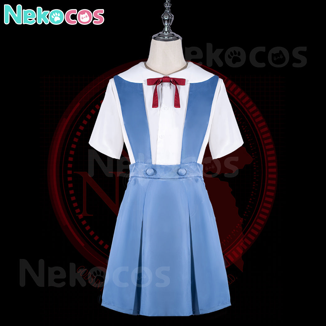 【Nekocos】Game Neon Genesis Evangelion Cosplay Asuka Langley Soryu&Ayanami Rei School Uniform Cosplay Costume | In Stock