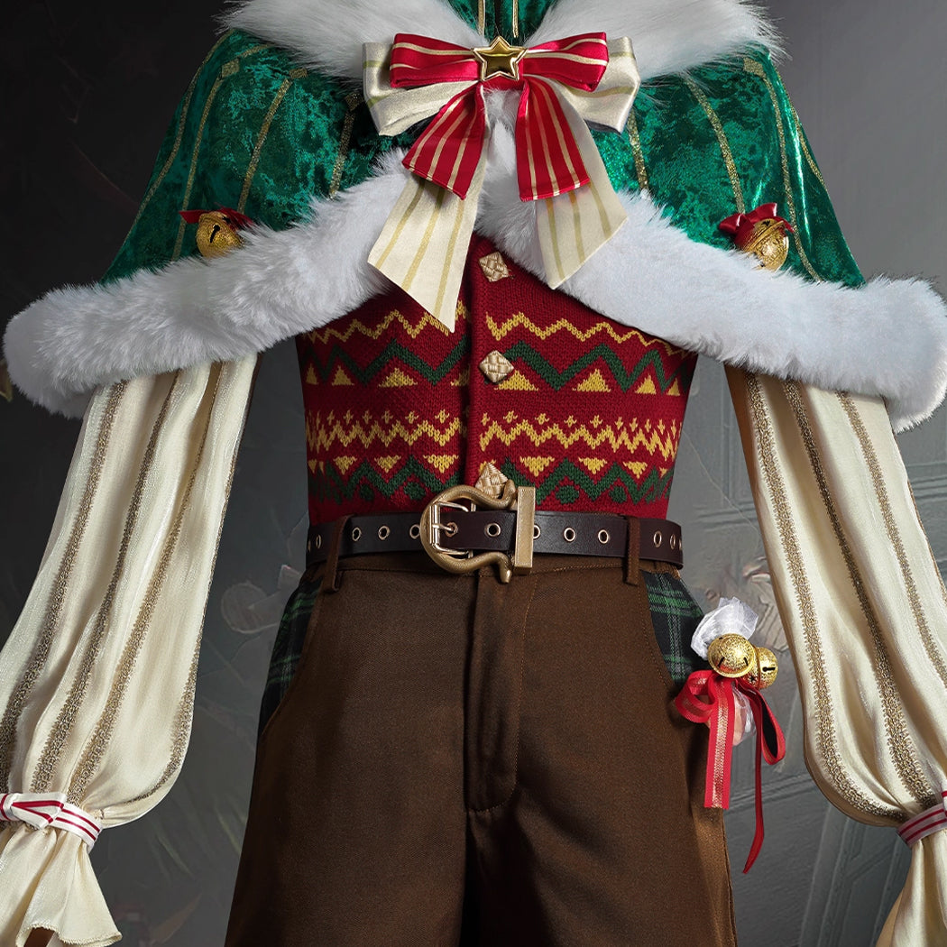 【Nekocos】Game Identity Ⅴ Cosplay Edgar Valden Christmas Cosplay Costume Premium Edition | Custom-Tailor