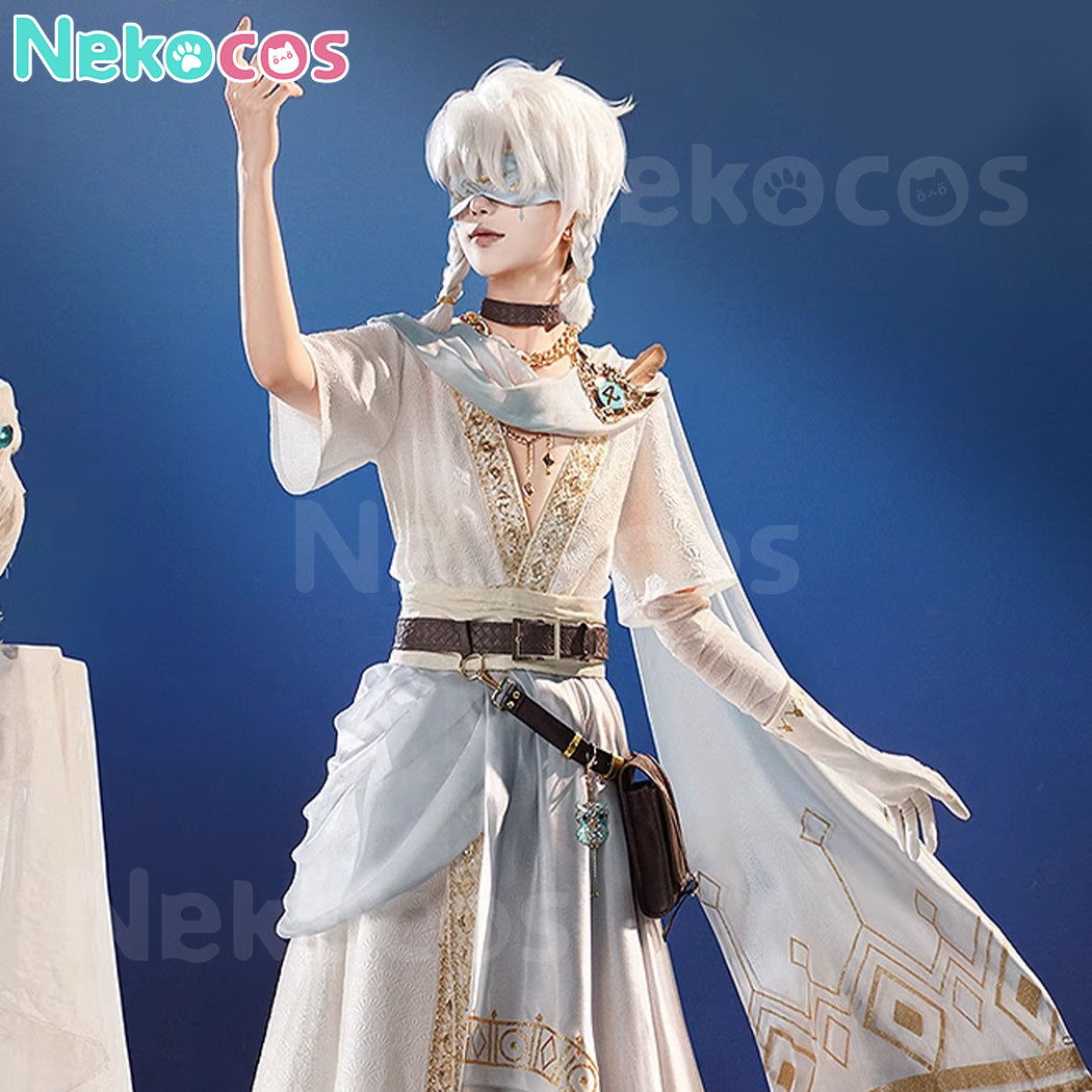 【Nekocos】Game Identity Ⅴ Cosplay Pure White Prophet Cosplay Costume Premium Edition | Custom-Tailor