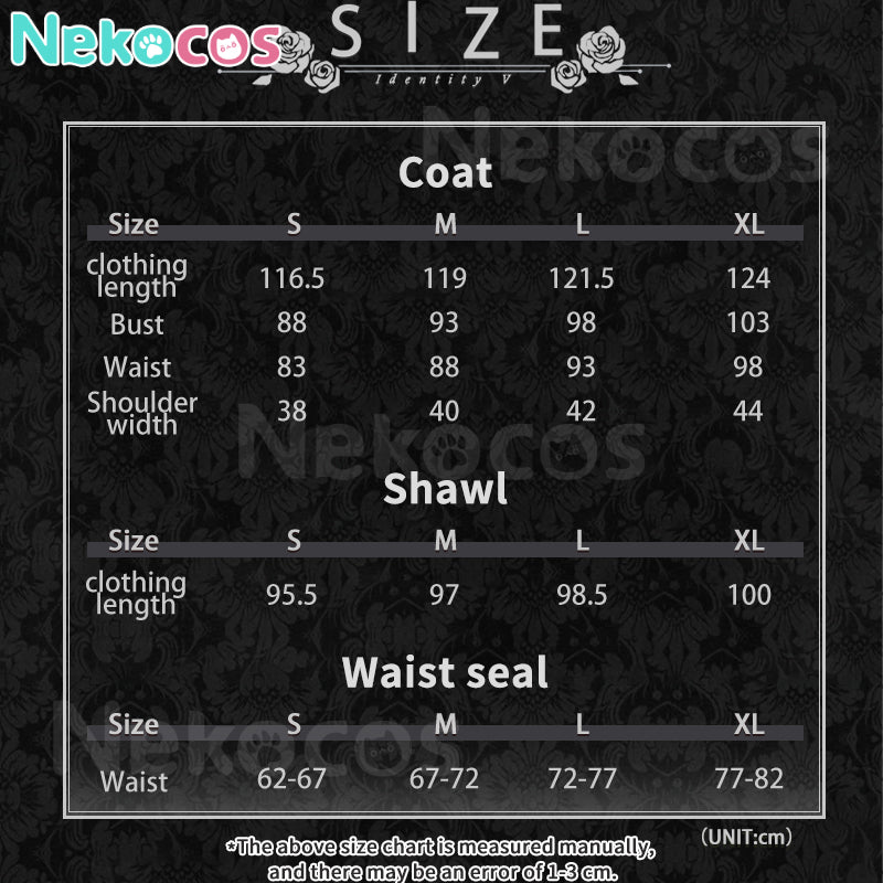 【Nekocos】Game Identity Ⅴ Cosplay Pure White Prophet Cosplay Costume Premium Edition | Custom-Tailor