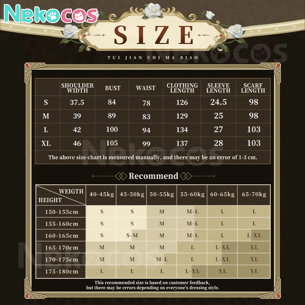 【Nekocos】Game Identity Ⅴ Cosplay Pure White Prophet Cosplay Costume Premium Edition | Custom-Tailor