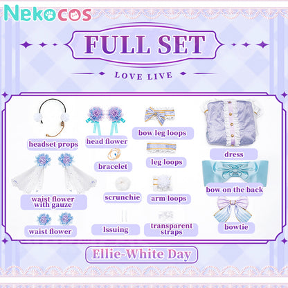 【Nekocos】Anime Love Live! School Idol Project Cosplay Ellie Cosplay Costume | Pre-Sale