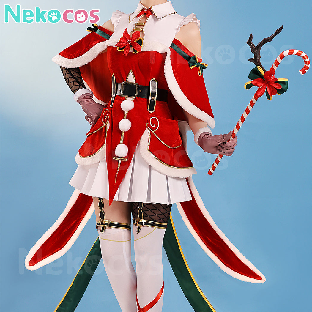 【Nekocos】Anime Re Zero Cosplay Emilia Ram Christmas Cosplay Costume | Custom-Tailor