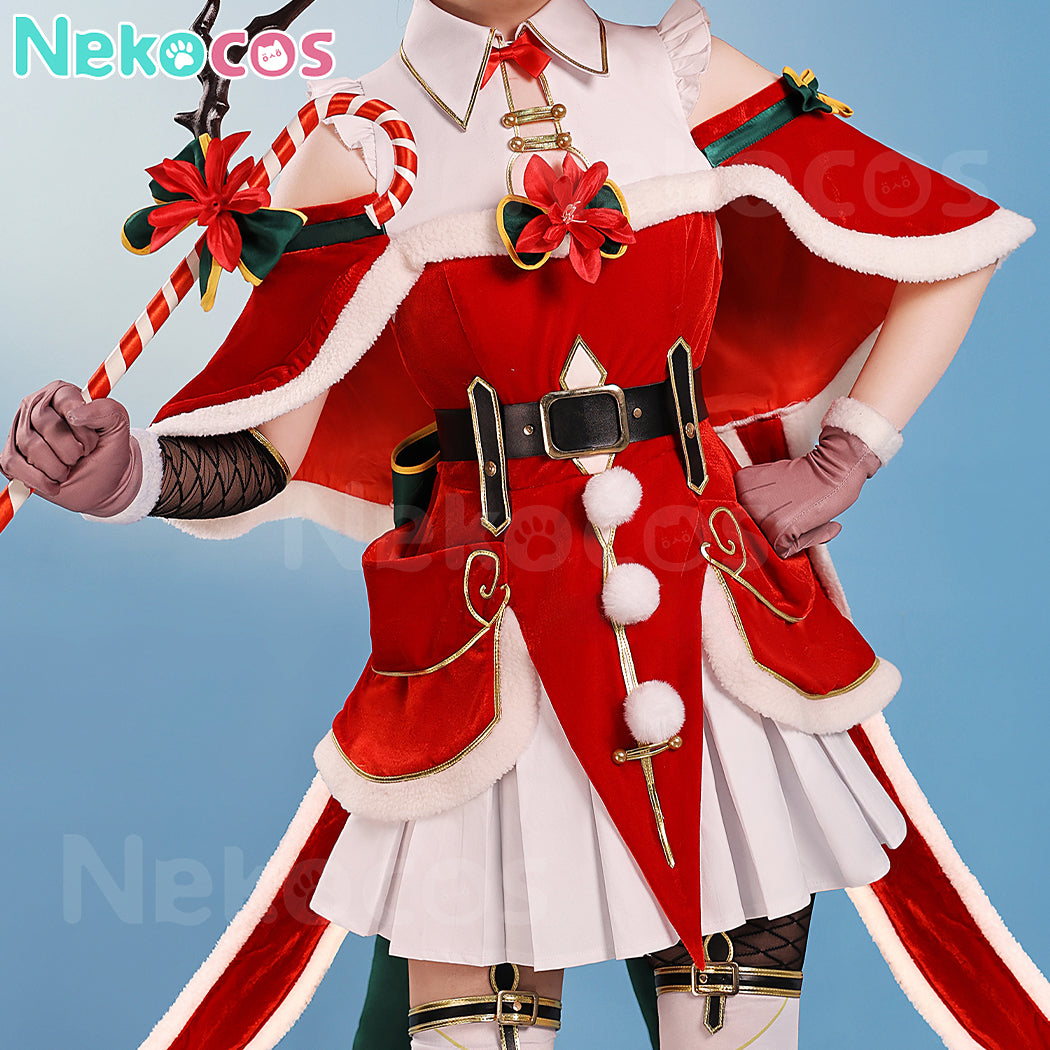 【Nekocos】Anime Re Zero Cosplay Emilia Ram Christmas Cosplay Costume | Custom-Tailor