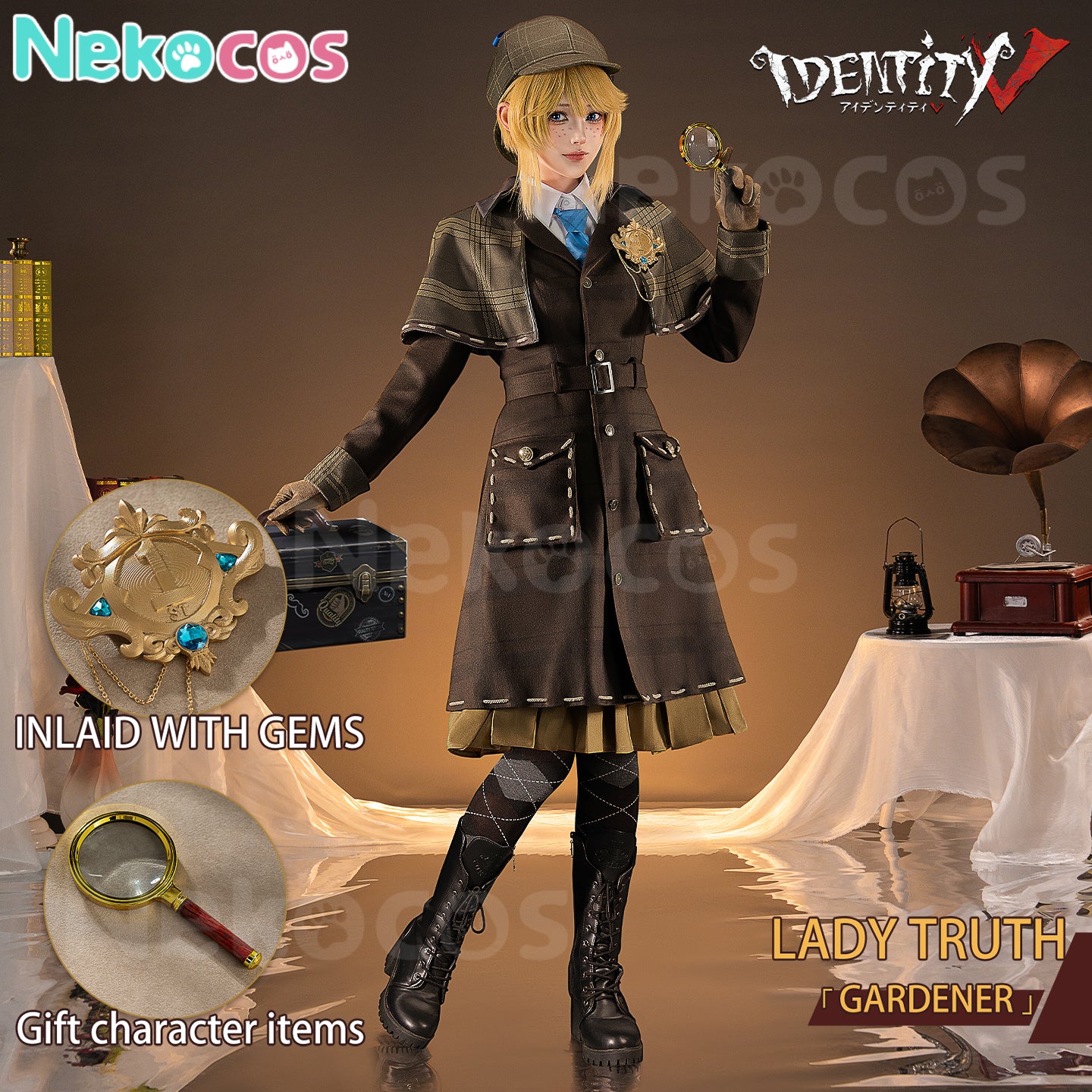 【Nekocos】Game Identity V Cosplay Lady Truth Cosplay Costume Premium Edition | Pre-Sale