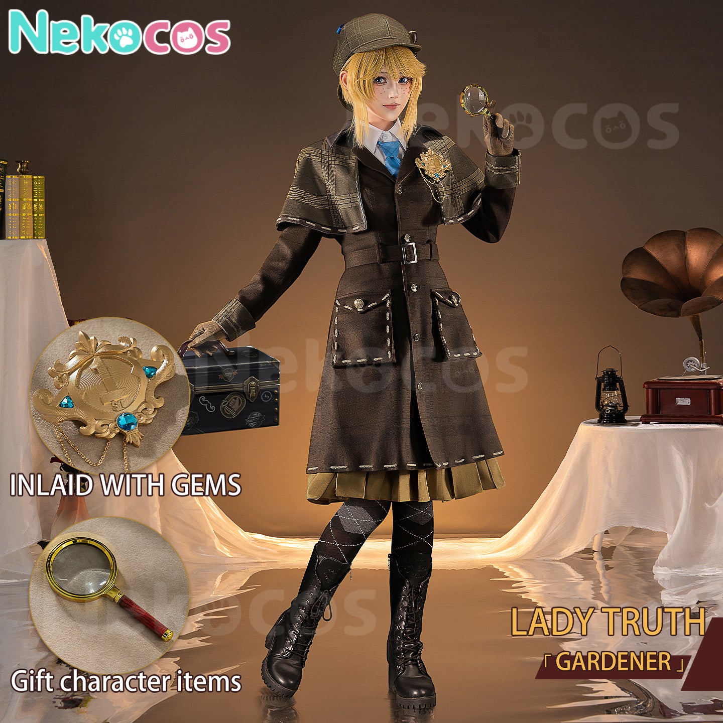 【Nekocos】Game Identity V Cosplay Lady Truth Cosplay Costume Premium Edition | Custom-Tailor