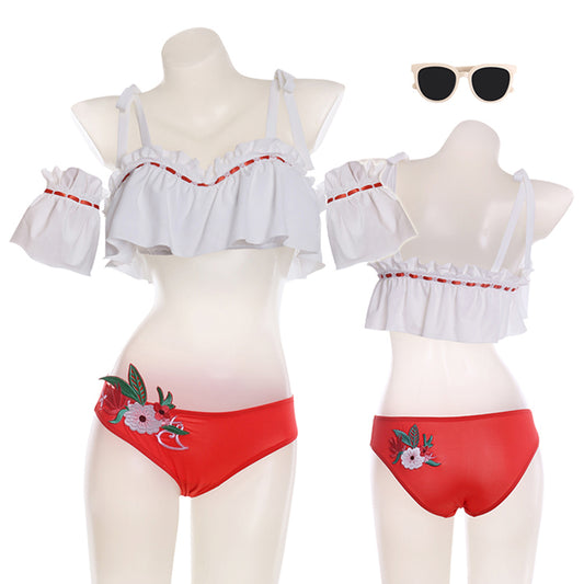 【Nekocos】Game Final Fantasy XIV Cosplay Endless Summer Swimsuit Cosplay Costume | In Stock