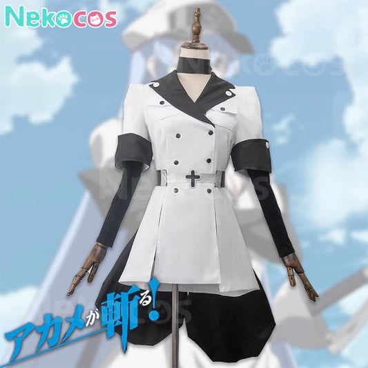 【Nekocos】Anime Akame ga Kill! Cosplay Esdeath Cosplay Costume | In Stock
