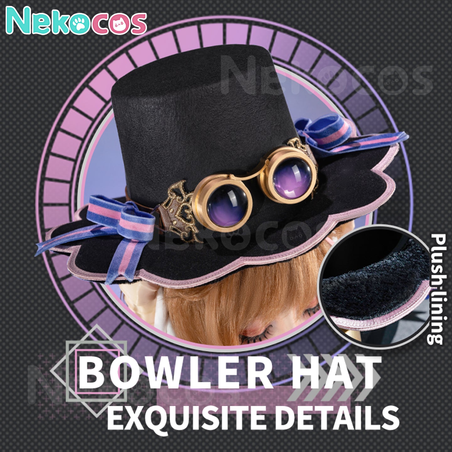 【Nekocos】Game Arknights Cosplay Eyjafjalla Fluffy Little Witch Cosplay Costume Premium Edition