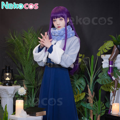 【Nekocos】Anime Frieren: Beyond Journey's End Cosplay Fern Winter Clothing Cosplay Costume | In Stock