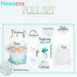 【Nekocos】Game Honkai: Star Rail Cosplay Firefly Firefly Flower Wedding Cosplay Costume | Custom-Tailor