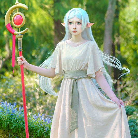 【Nekocos】Anime Frieren: Beyond Journey's End Cosplay Frieren Practice Cosplay Costume | In Stock