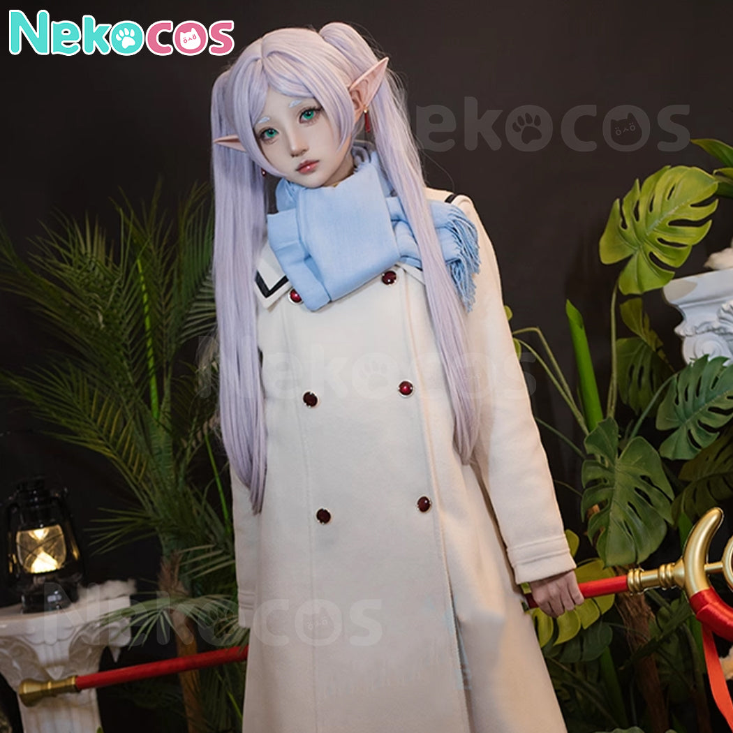 【Nekocos】Anime Frieren: Beyond Journey's End Cosplay Frieren Winter Clothing Cosplay Costume | In Stock