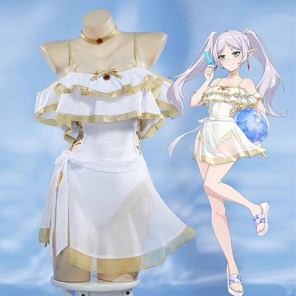 【Nekocos】Anime Frieren: Beyond Journey's End Cosplay Frieren Swimsuit Cosplay Costume | Pre-Sale