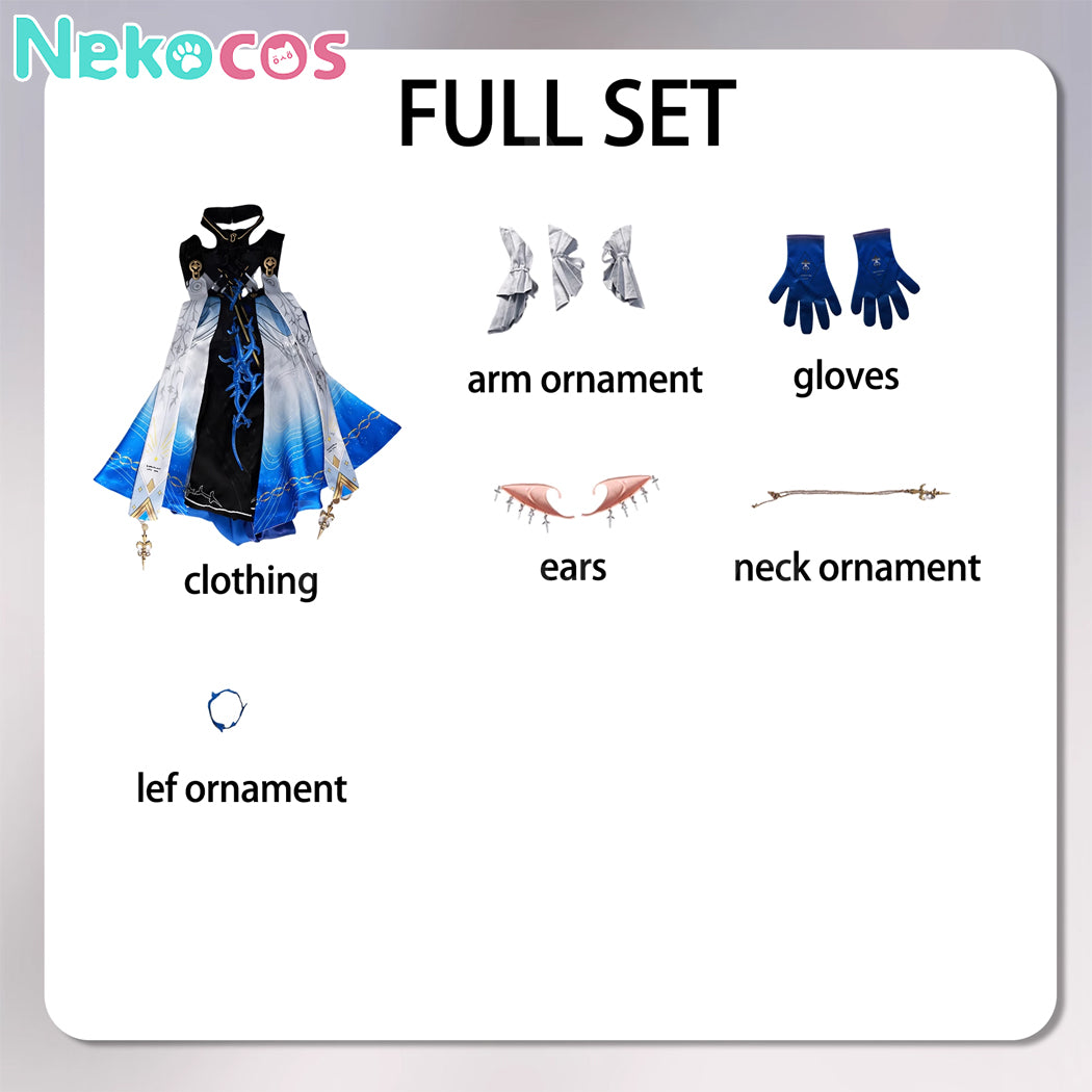 【Nekocos】Game Wuthering Waves Cosplay Furina Cosplay Costume | In Stock