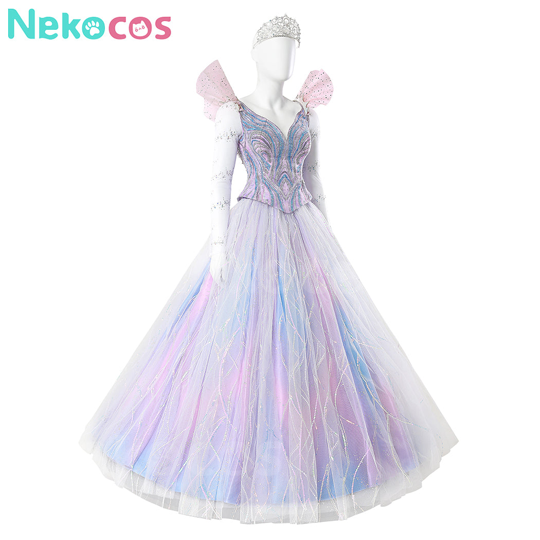 【Nekocos】Movie Wicked Cosplay Glinda Cosplay Costume | Custom-Tailor