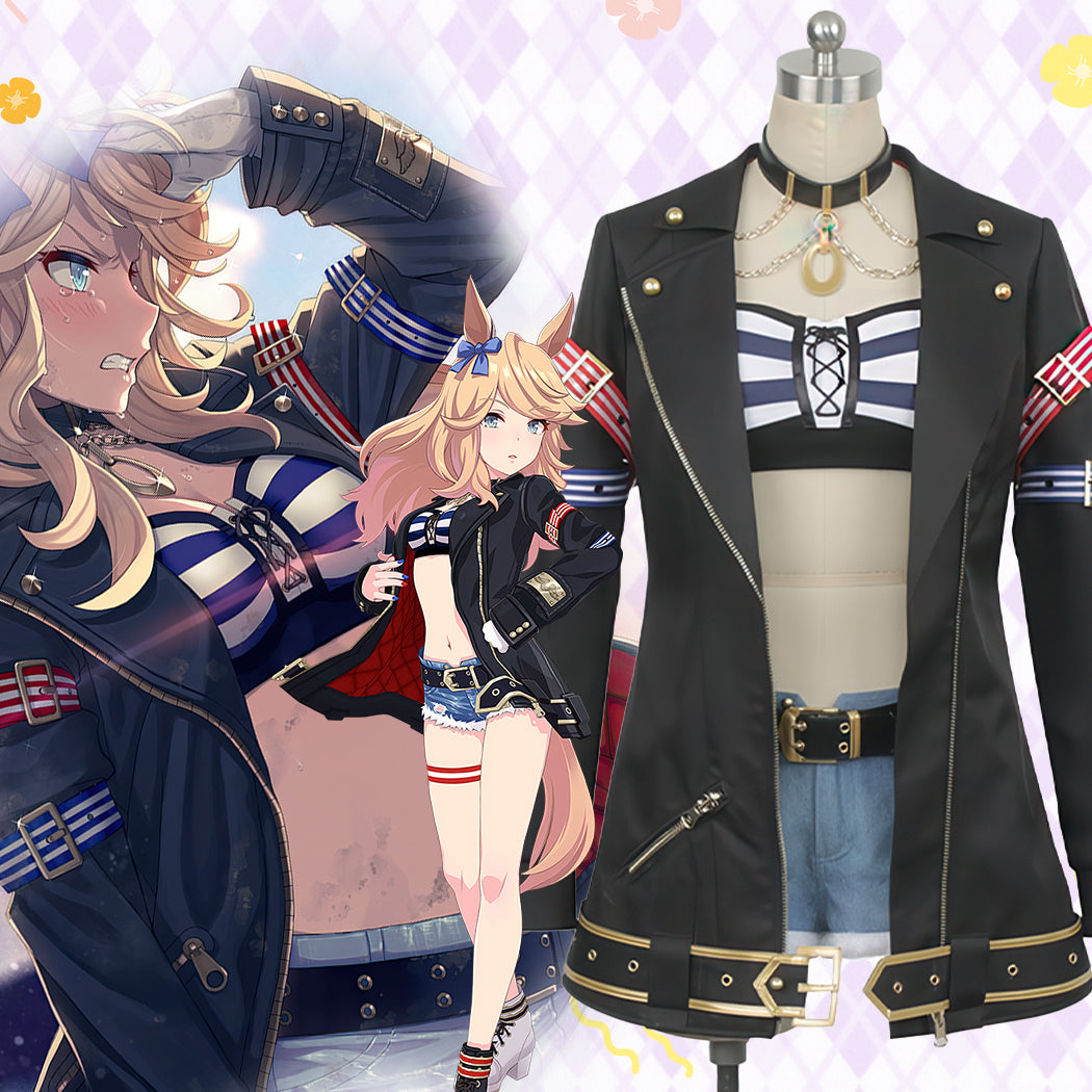 【Nekocos】Game Uma Musume Pretty Derby Cosplay Gold City Cosplay Costume | Pre-Sale