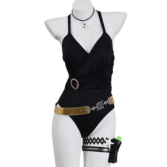 【Nekocos】Game Uma Musume Pretty Derby Cosplay Gold Ship Swimsuit Cosplay Costume | Pre-Sale