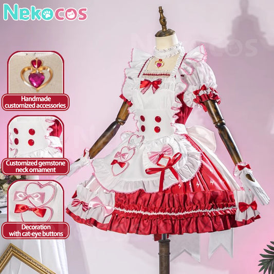 【Nekocos】Game Arknights Cosplay Goldenglow Cosplay Costume | In Stock