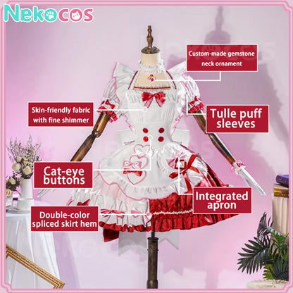 【Nekocos】Game Arknights Cosplay Goldenglow Cosplay Costume | In Stock