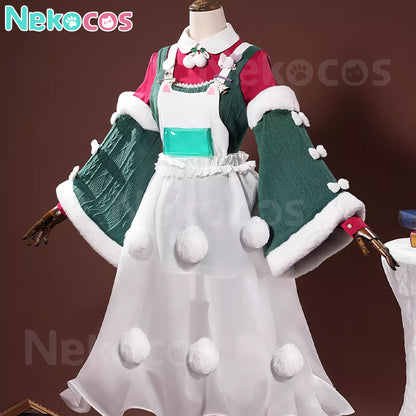 【Nekocos】Game Arknights Cosplay Goldenglow Joyful Night Attendant Cosplay Costume | In Stock