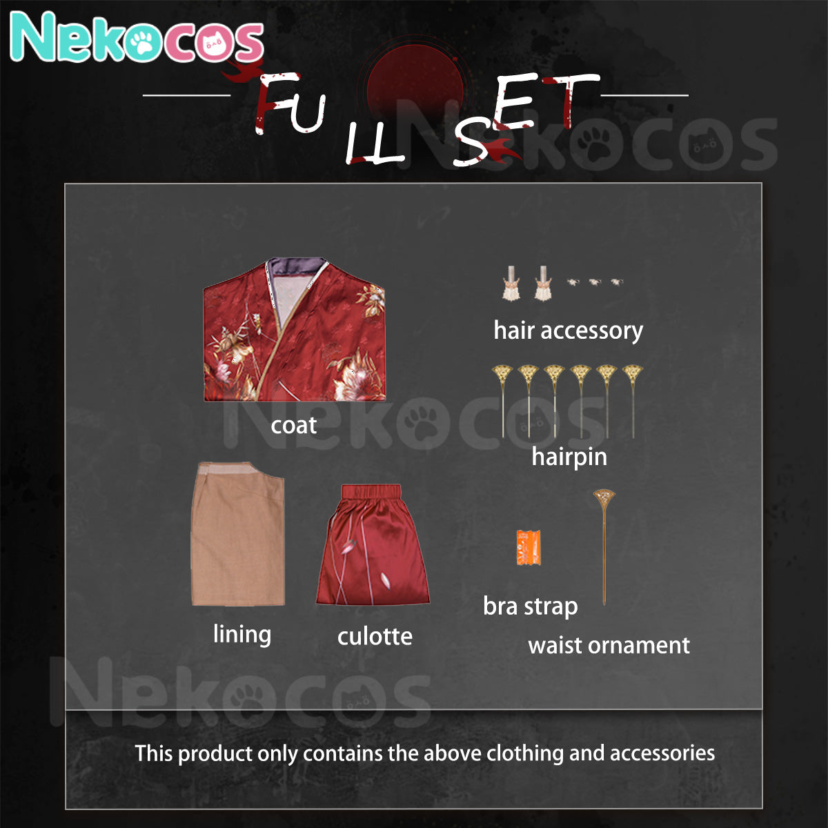 【Nekocos】Game Where Winds Meet Cosplay Han Xiangxun Cosplay Costume | Custom-Tailor