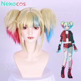 【Auf Lager】Anime Suicide Squad Isekai Cosplay Harley Quinn Cosplay Perücke