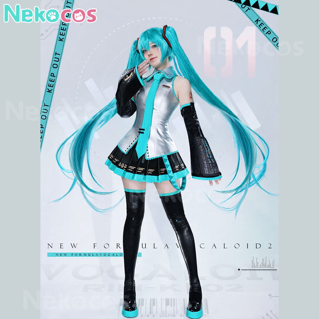 【Nekocos】Vocaloid Hatsune Miku Cosplay Snow Hatsune Cosplay Costume Premium Edition | Custom-Tailor