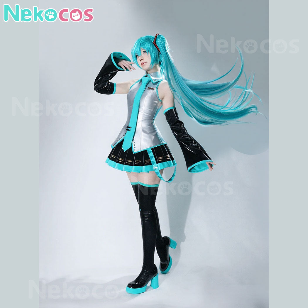 【Nekocos】Vocaloid Hatsune Miku Cosplay Snow Hatsune Cosplay Costume Premium Edition | Custom-Tailor