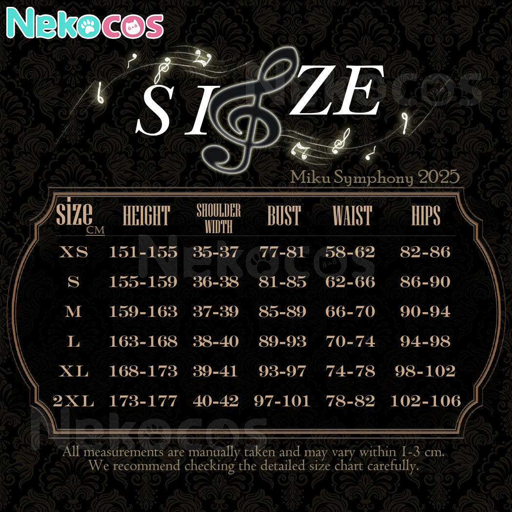【Nekocos】Vocaloid Hatsune Miku  Cosplay Hatsune Miku Symphony 2025 Cosplay Costume | Custom-Tailor