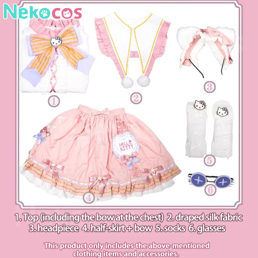 【Vorverkauf】Game Identity V Cosplay Hello Kitty Dream Gardener Emma Woods Cosplay-Kostüm