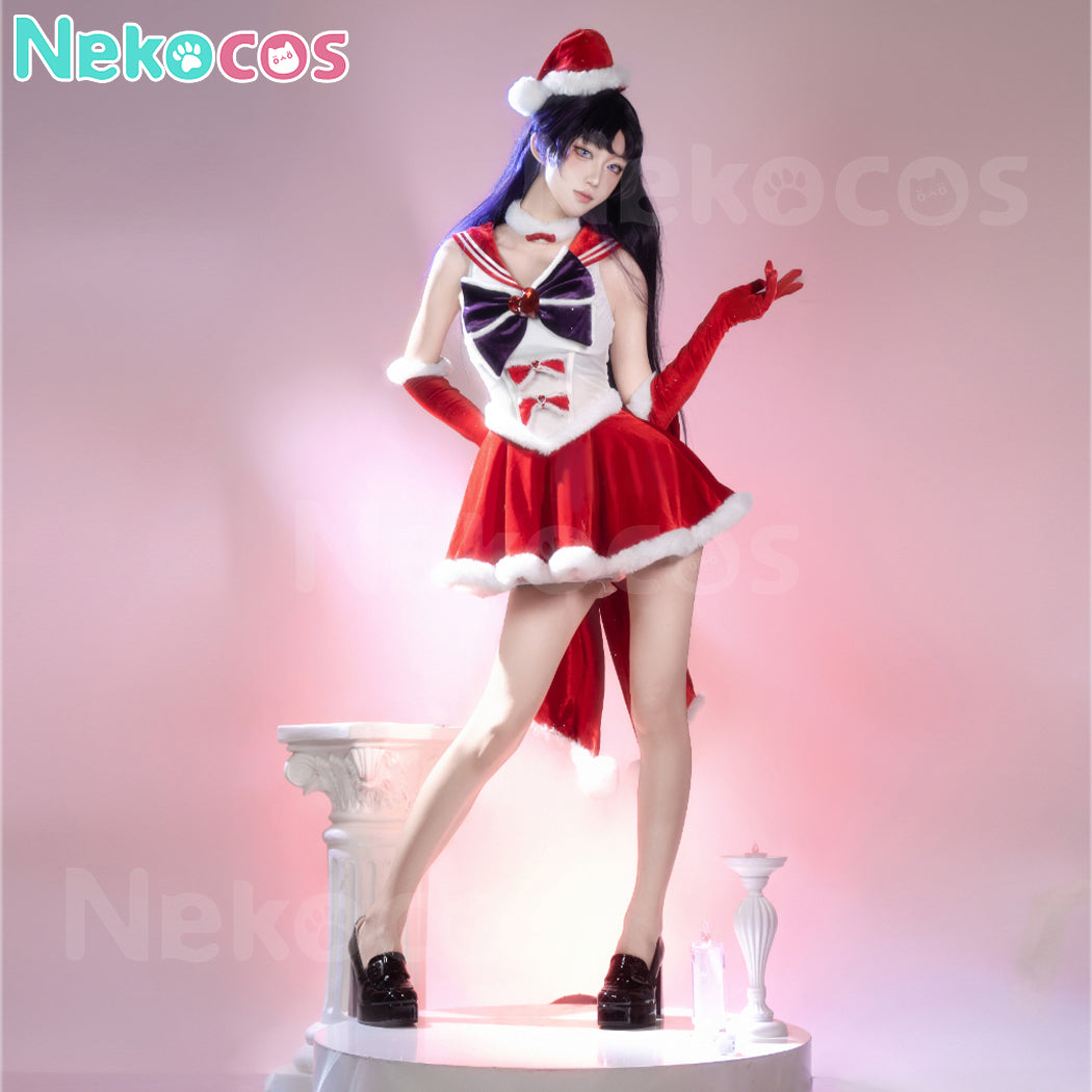 【Nekocos】Anime Cosplay Rei Hino Christmas Cosplay Costume | Custom-Tailor
