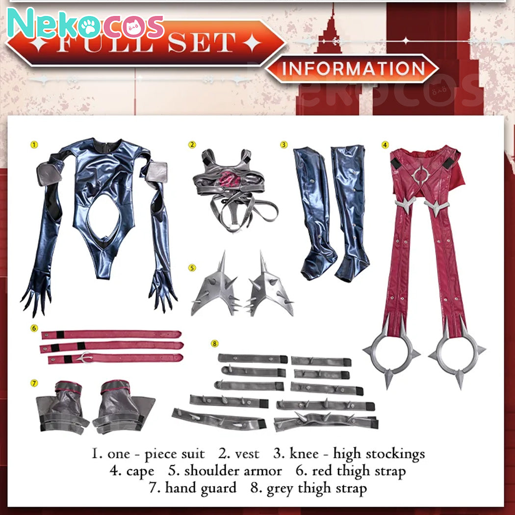 【Nekocos】Game Rivals Invisible Woman Susan Storm Malice Cosplay Costume | Custom-Tailor