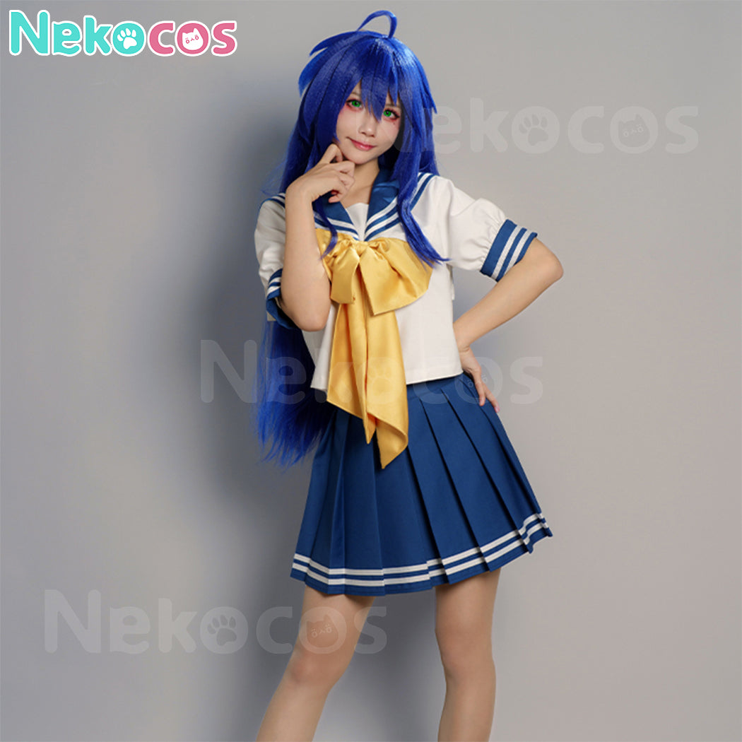 【Nekocos】Anime Lucky Star Cosplay Konata Izumi Kagami Hiiragi Cosplay Costume | In Stock
