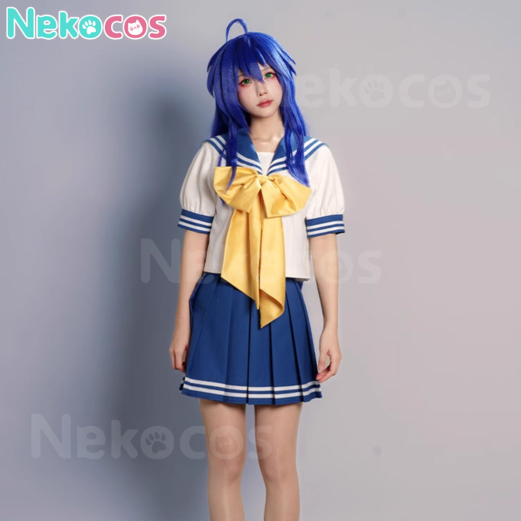 【Nekocos】Anime Lucky Star Cosplay Konata Izumi Kagami Hiiragi Cosplay Costume | In Stock