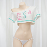 【Nekocos】Anime Eromanga Sensei Cosplay Sagiri Izumi Swimsuit Cosplay Costume | In Stock