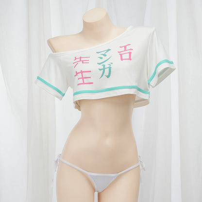 【Nekocos】Anime Eromanga Sensei Cosplay Sagiri Izumi Swimsuit Cosplay Costume | In Stock