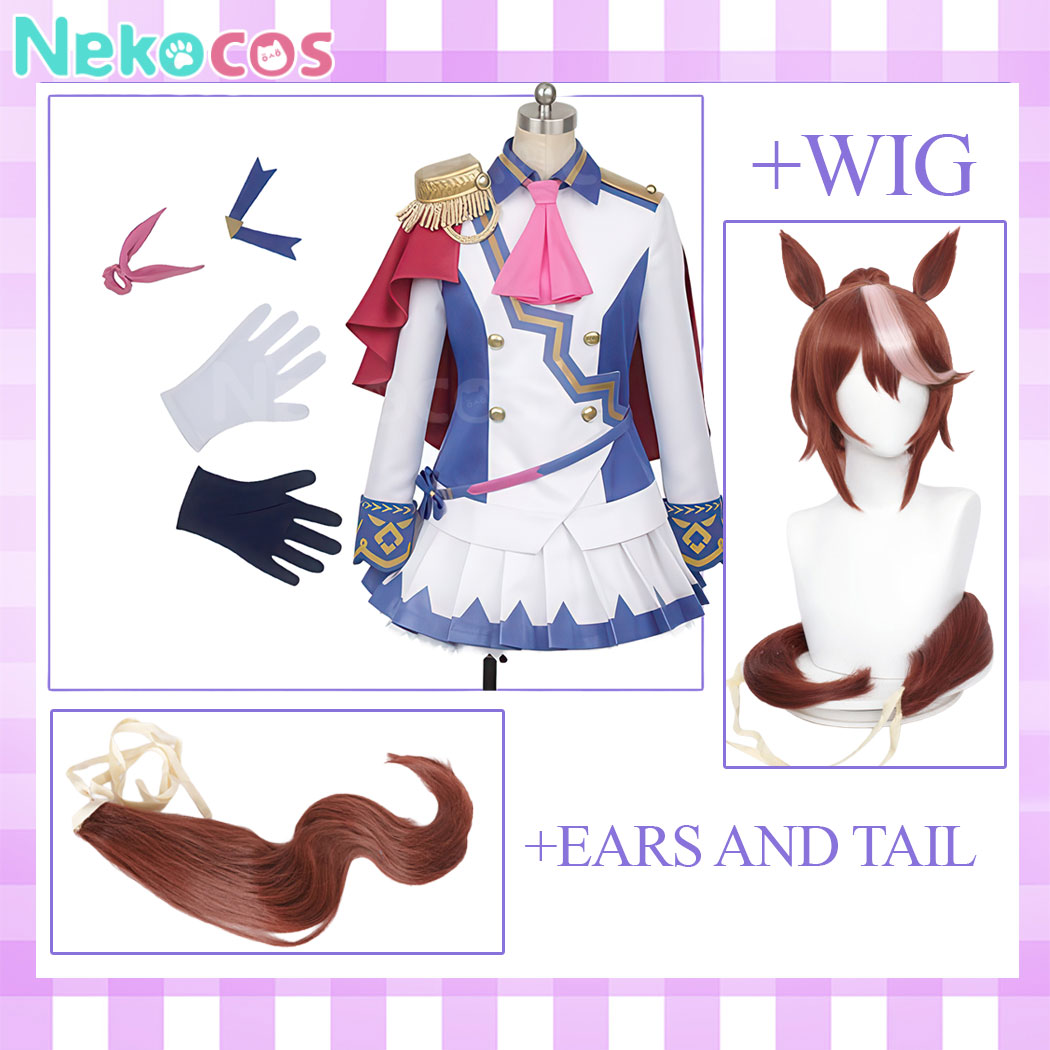 【Nekocos】Game Uma Musume Pretty Derby Cosplay Tokai Teio Cosplay Costume | Custom-Tailor